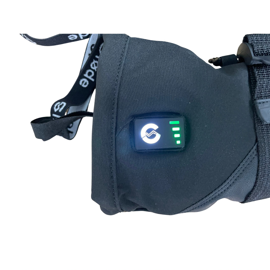 Oven heated gloves in black